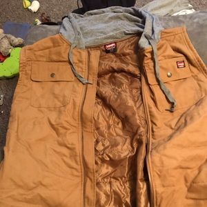 Wrangler vest hoodie  3xl